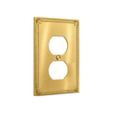Pearl 1G Duplex Wall Plate