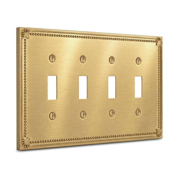 Pearl 4G Toggle | Brushed Gold