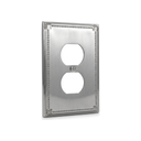 Pearl 1G Duplex Wall Plate