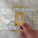 Pearl Brushed Gold Wall Plate Video: Heavy Metal Weight Test
