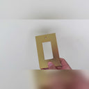 Forge Brushed Gold Switch Plate Video: Heavy Metal Weight Test