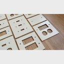 Forge Warm Ivory duplex plate thickness and weight compared to plastic