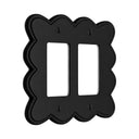 Scallop 2G Rocker Wall Plate in Black