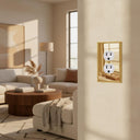 Signature 1G Duplex Wall Plate | Polished Gold - Lifestyle