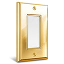 Signature 1G Rocker Wall Plate | Polished Gold
