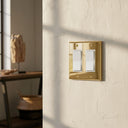 Signature 2G Rocker Wall Plate | Polished Gold - Lifestyle