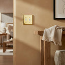 Signature 2G Toggle Wall Plate | Polished Gold - Lifestyle