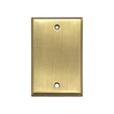 Signature 1G Blank wall plate in Aged Gold