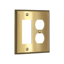 Signature 2G RD Combo Wall Plate