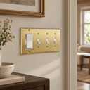 signature brushed brass 4 gang rocker toggle toggle toggle switch plate standard lifestyle 01