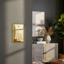 signature polished gold 1 gang blank wall plate lifestyle 01