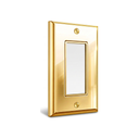 Signature 1G Rocker Wall Plate | Polished Gold