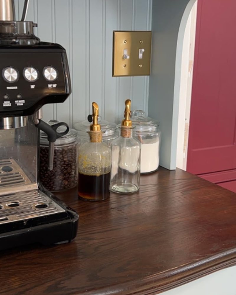 Customer photo: home coffee bar